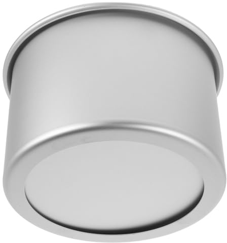 Uonlytech Molde Redondo para Tartas de Aluminio con Base Extraíble Antiadherente Resistente y Fácil de Limpiar Molde Bizcocho para Hornear Pasteles y Panes para Uso Doméstico y Profesional