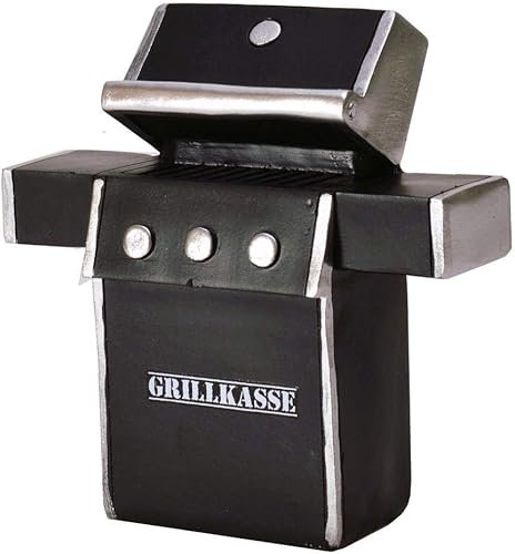 Generic wunderschöne Sparbüchse,Sparschwein,Geburtstagsgeschenk Grillkasse,Spardose Grill,Grillmeister,Grillgut aus Polyresin