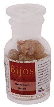 BiJos Select Räucherwerk in ca. 60 ml Glasfläschchen Weihrauch Oman - First Choice