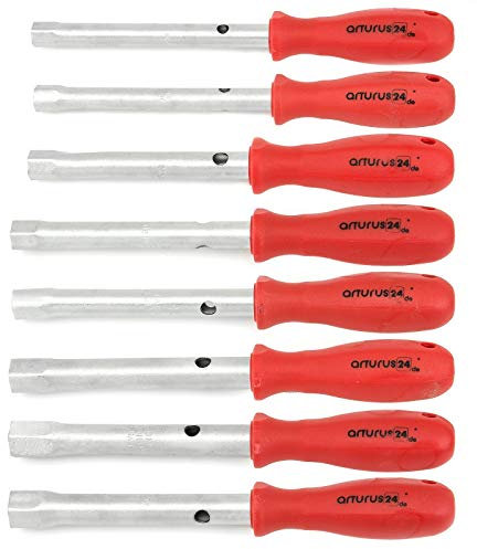 Jeu de clés à pipe 10, 11, 12, 13, 14, 15, 16 et 17 mm