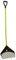 Technigart Schaufel-Rechen - Garten Harke mit Stiel - Geeignet als Schaufel, Rechen, Harke & Laubbesen 120x41cm - Kunststoff Idealer Helfer im Garten