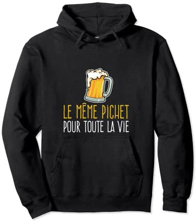 Humour Pichet De Bière | Alcool Apéro Pinte Citation Drôle Sweat à Capuche