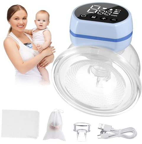 UPKOCH Tiralatte Indossabile Pompa Per Latte Silenziosa e Ricaricabile Usb Design e Facile Per Mamme