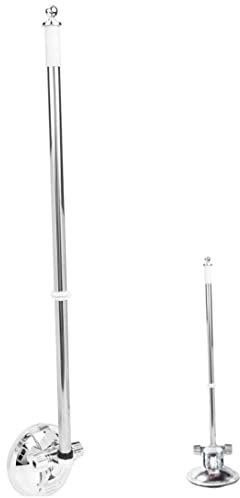 Autol Flagge Stangenhalter Reisender Auto -Fahnenmast Halter RV Flagge Pole Kit Verstellbares Saugnapf -Fahnenmast für Silber für Silber