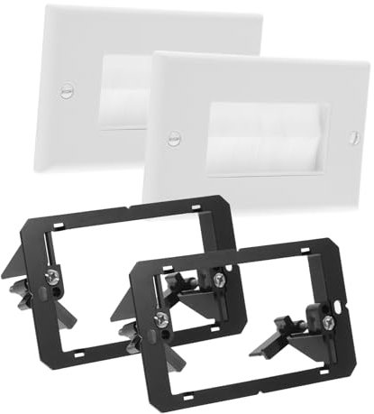 OSALADI Panel De Pincel Para Placa De Pared Pasacables De Pared Cepillo Gestión De Cables De Material Para Instalación De Cableado