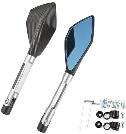 Rückseitenspiegel Für K&AWASAKI Für Z900 Für Z900RS Für Z800 Für Z1000 Motorrad Rückspiegel Lenkerendenspiegel Rückspiegel Motorradspiegel(G)