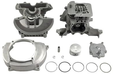 HAHvvBOF Rasenmäher Ersatzteile Zylinder 4-Takt passend Für GX31 UMK431 139F Motor Kurbelgehäuse Lüfter Abdeckung Kolben Aufsitzmäher Rasenmäher Grubber Motor