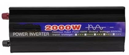 Onda Sinusoidale Convertitore Corrente Convertitore Di Potenza 2000W 3000W 4000W CC 12V 24V 48V A CA 220V Tensione 50/60Hz Inverter Solare Auto Con LED Inverter A Onda Sinusoidale Pura(12V,50HZ_2000W
