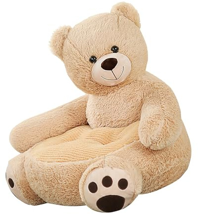 CAZSTYK Lovely Bear - Sillón infantil cómodo y seguro para leer o relajarse, 50 x 50 x 45 cm, decoración de guardería