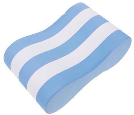 ROMISBABA Flotador de Natación EVA para Entrenamiento Flotador de Piernas Azul y Blanco para Adultos Ayuda para Mejorar Fuerza y Coordinación Piscinas