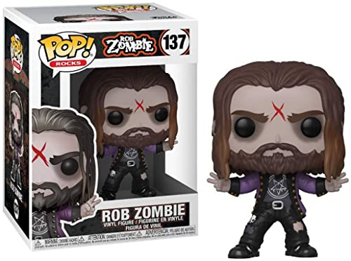 Funko Pop! Rocks Rob Zombie - Vinyl-Sammelfigur - Geschenkidee - Offizielle Handelswaren - Spielzeug Für Kinder und Erwachsene - Music Fans - Modellfigur Für Sammler und Display
