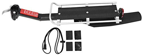 Fahrradträger Gepäckträger, Aluminiumlegierung Schnellverschluss Fahrradgepäckträger Fahrradverstellbarer Fahrradtaschenhalter Gepäckträgerhalterung 25 kg Kapazität für Gepäckausrüstung Ausrüstung
