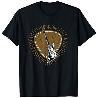 Vintage Gitarren Shirts für Männer Bassgitarre Picks T-Shirt
