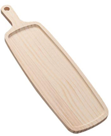 Cabilock Sushi Kastenform Kuchen Kastenform Kuchen Kastenform Kuchen Holzbrett mit Griff Schneidebrett Steak Platten Dessert Tablett für Home Restaurant- Größe 50Cm Pizzaspachtel