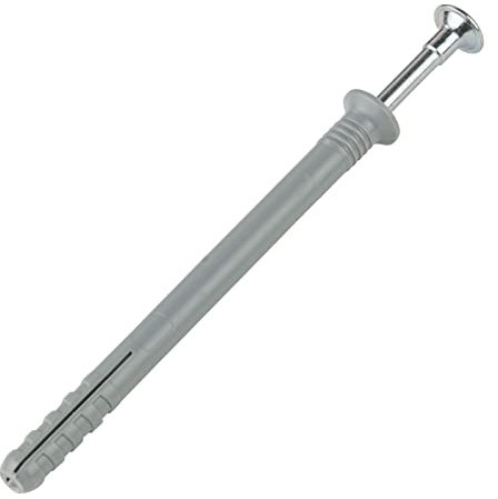 10x Nageldübel verzinkt Senkkopf - 8x100 mm - 100 Stück/Pack | Schlagdübel | Einschlagdübel | Dübel + Schraube | 10 Packungen