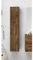 Lc Spa Armoire Murale Verticale 1 Porte Noyer Dark, Large