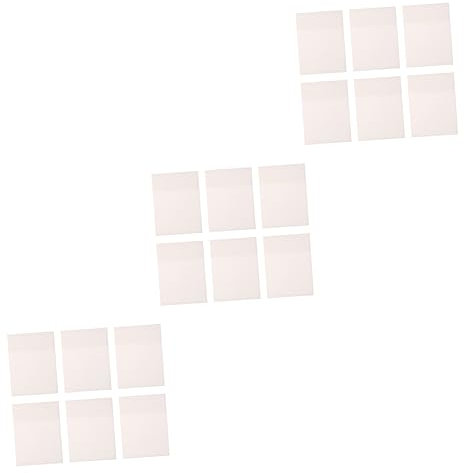 NUOBESTY 3 Sets Selbstklebende Notizblöcke Mit 50 Blatt Notizzettel Für Planer Notizzettel-spender Für Das Home Office 6 Stück * 3