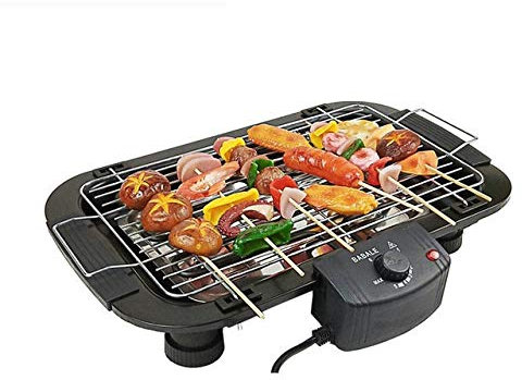 Parrilla eléctrica portátil sin humo, barbacoa doméstica, parrilla eléctrica para acampar al aire libre, quemador de Picnic, horno de barbacoa de carbón para acampar