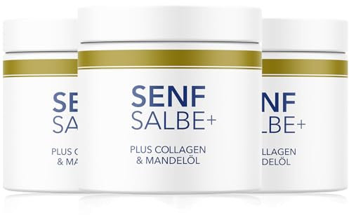 Aktiv Senfsalbe Plus, Senfsalbe Gegen Cellulite, Intensive Feuchtigkeitspflege | für Oberschenkel, Oberarme, Bauch und Gesäß Geeignet (3x)