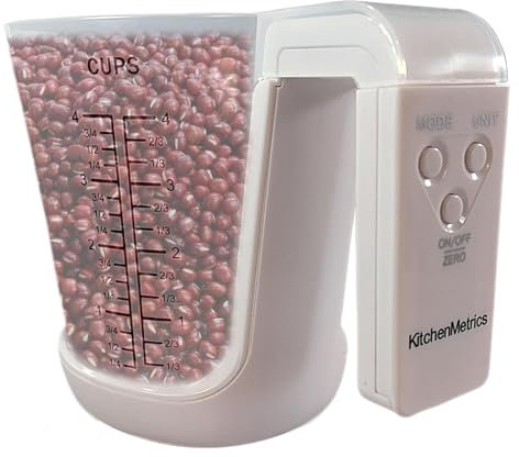 Misurino Elettronico,Misurino Digitale | Bilancia Per Alimenti E Misurino Digitale Da Cucina 2 In 1 - Display LCD, 4 Modalità, Tazza Con Schermo Digitale Per La Misurazione Di Solidi E Liquidi