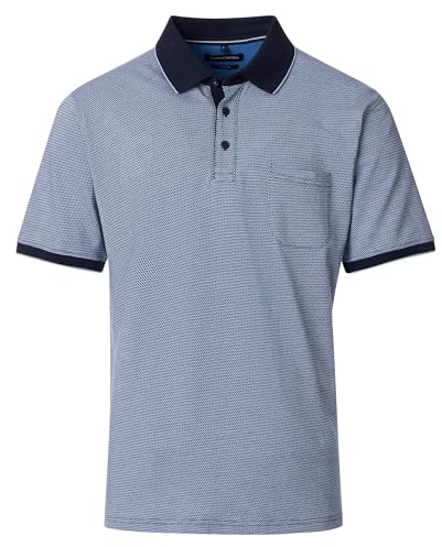 CASAMODA Polo-Shirt Gemustert