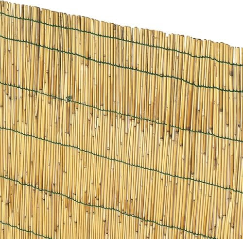 Arella Cina in cannette Bamboo pelato, 2x3 m, bambù per recinzioni e Decorazioni