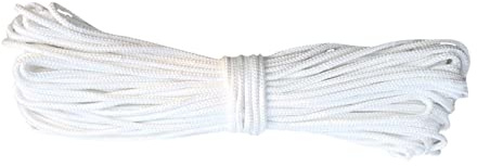 Roman Blind Cord,Picture Hanging Cord Roman BlindCord,20Meters | White Braided Cord Blind StringCord,String Picture CordPicture Hanging CordNylon Braided Cordfor Windows Vertical Blind