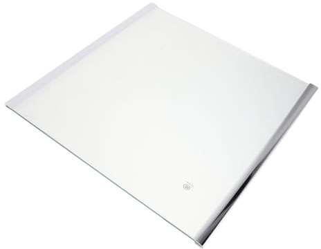 GANAZONO Estante de vidrio para refrigerador 300x290 mm con tablero divisor transparente y superficie fácil de limpiar para organizar alimentos frescos en la cocina
