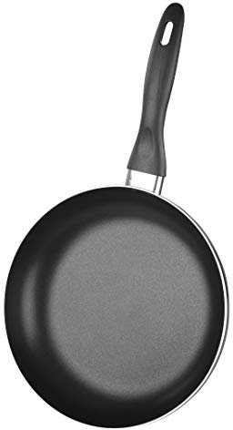 Chef Aid Non-Stick 24 Cm Frying Pan, Black, Dual Coated Non-Stick Light Weight, High Grade Aluminium, Ideal for Home, Camping Or Caravan - BPA Free
