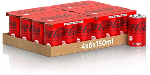 72x Coca Cola ZERO SUGAR mini dosen kohlensäurehaltiges Getränk 150ml Softdrink