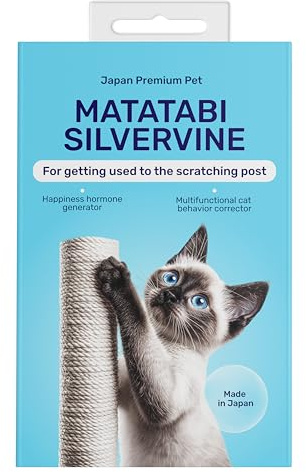 Matatabi Pulver för katter | naturligt träningshjälpmedel för att lära sig klösträd och lekstimulering | aptitstimulerande och stresslindrande | 100 % rent silvervine, alternativ till kattmynta