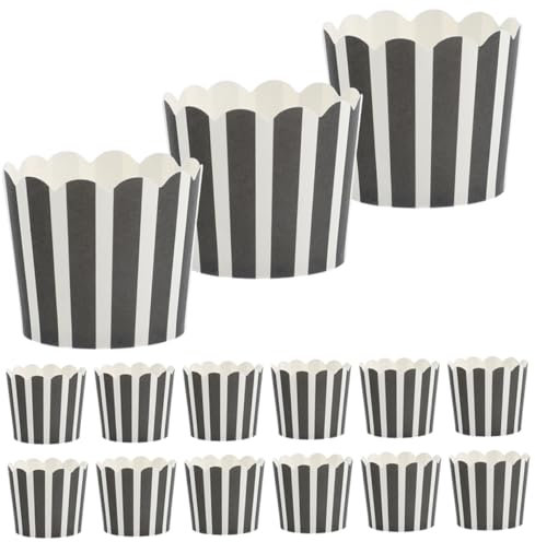 CONGARTENO 50pcs Food-Grade Paper Cupcake Liners High-Temperature Resistant Muffin Cases for Baking for Birthday Parties Weddings and Holiday Celebrations