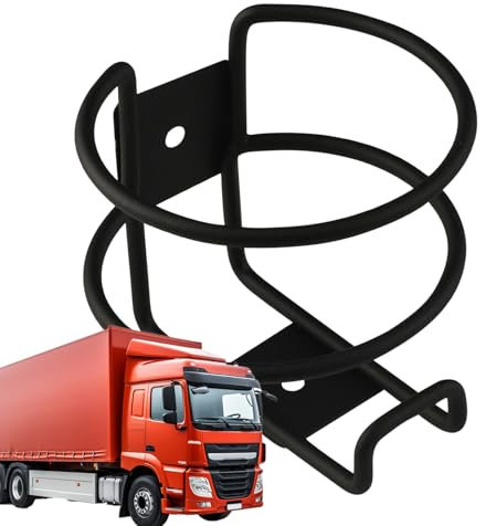 Portabicchieri – Portabicchieri a forma di | Portabottiglie in metallo | Portabottiglie a forma di anello | Portabicchiere multifunzionale per auto, rimorchio, yacht, camion marino