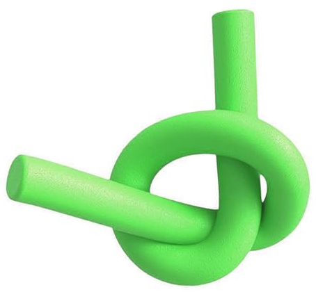 Fenteer Noodle de Piscine Bâton de Flottaison Flottant En Mousse Solide Perle Matériau EPE Adapté à La Natation Exercices Aquatiques Relaxation 7cmx130cm, Vert