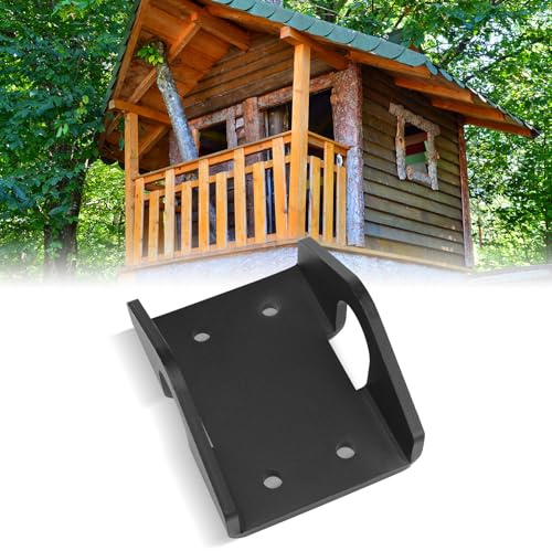 Kingdder Heavy Duty Treehouse Bracket Suitable for 1.25″ Diameter Lag/TAB Static Support Plate Steel Powder-Coated Finish for Outdoor Deck Treehouse Construction Hardware