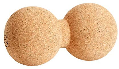 Ocean to Ocean Duo-Ball aus Kork – Faszien-, Selbst-Massage – für Sport & Yoga (10 cm)