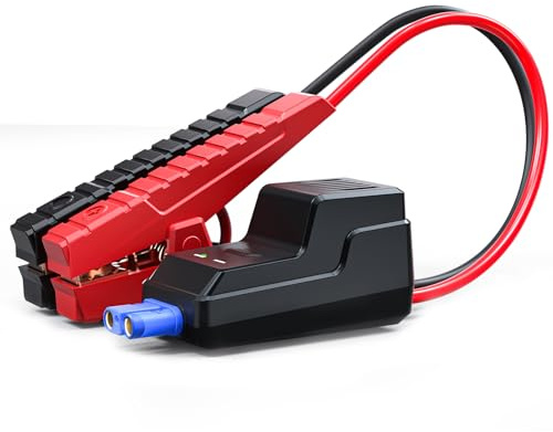 VTOMAN Portable Replacement Jumper Cable,10 Safety Protections 12V Car Booster Clamp Cable for X1,X3,X5,X7,V10,V10 Pro Jump Starter, Car Jump Start Battery Booster Cable