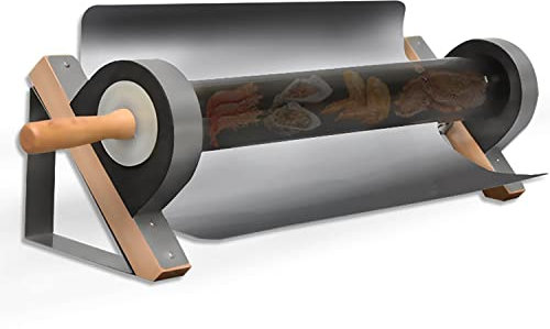 DISHENGZHEN Fornello da Campo Solare più Veloce - Forno Esterno Portatile, Grill, Cottura al Forno, Vapore e frittura - Realizzato in Acciaio Inossidabile per Uso Alimentare e Materiale del Tubo