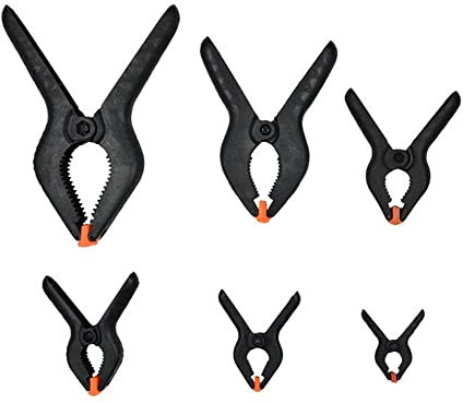 5 stücke/1 stück Holzbearbeitung Federklemmen Kunststoff Clips Zimmerei Werkzeuge DIY 2 Zoll/3 Zoll/4 Zoll/4,5 Zoll; Hinged Jaws Kulissen hängende Leinwände Fotos(5pcs 2inch)