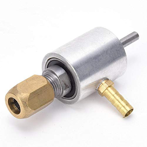 Mandrino per trapano con ugello ad acqua, raccordi adattatori per mandrino ad acqua in acciaio al tungsteno durevoli ad alte prestazioni per apri fori (diametro albero 6 mm diametro mandrino 10 mm)