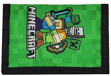 Theonoi Excellente idée cadeau pour chevaux/porte-monnaie, Minecraft, 9 x 13 cm, Bande dessinée