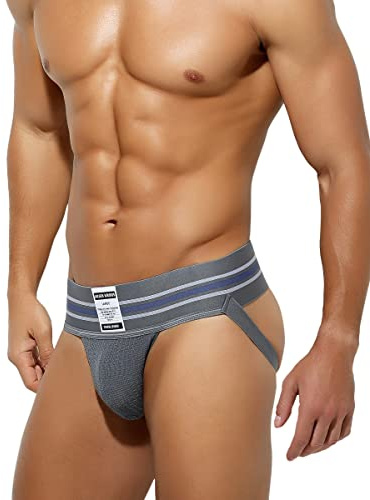 Casey Kevin Jockstrap Männer Suspensorium Herren Unterwäsche Sport | 7.5cm Breiter Bund Atmungsaktive Sportunterwäsche Tiefschutz Herren S-3XL