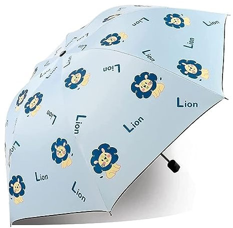 ATMRC Taschenschirme Regenschirm Sonnenschirm Sonnenschirm Regenschirm Winddicht Wasserdicht Leicht Tragbar Faltbarer Rucksack Regenschirm Regenschirme (Size : Blue)