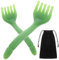Pack of 2 Massage Combs, Head Scalp Massager, Head Massage Tools, Scalp Stress, Relax, Manual Relaxation Tool, Head Spa Massager for Hair Growth (Green)