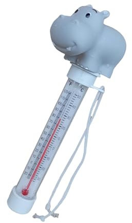 Schwimmendes Poolthermometer – Wasserthermometer, schwimmende Cartoon-Tierform | Wassertemperatur-Thermometer mit Schnur, Temperaturmesser für Innen- und Außenbereich, Spa, Aquarium, Whirlp