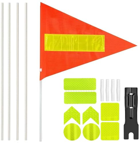 Fahrradfahne,150 cm Fahrrad Wimpel,Fahrrad fähnchen,Roller Fahrrad Wimpel Fahne,Street Buddy Fahne,Verstellbare Kinderfahrradfahne,Kinderfahrrad Sicherheitswimpel