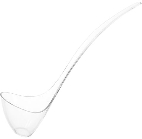 Warmhm Langer Transparenter Suppenlöffel Aus Bruchsicherem Pc Kunststoff Wiederverwendbare Schöpfkelle Mit Ergonomischem Griff Vielseitig Für Buffets Gastronomie Und Alltag Geeignet