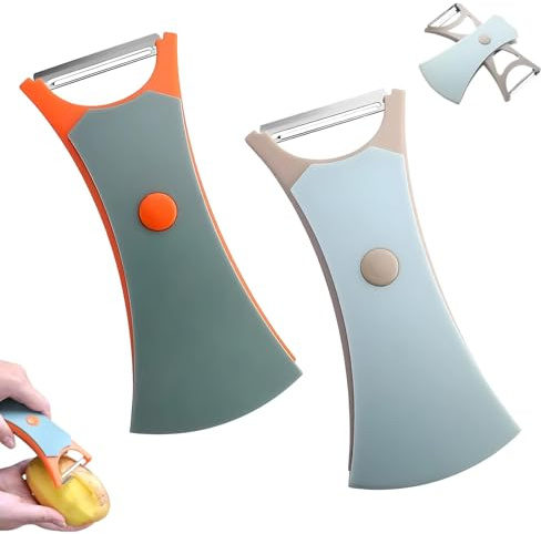 Yistoi 2 In 1 Pelaverdure, Pelapatate Professionale, pela Patate, Sbucciatore Economico con lama Affilata e Manico Antiscivolo, per Tutti i tipi di Oggetti che Devono Essere Sbucciati