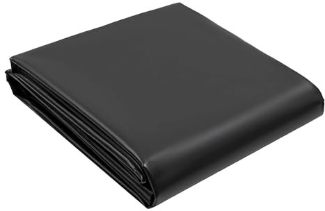 Revestimiento de estanque preformado, membrana impermeable de polietileno de alta densidad para piscinas de peces y paisajes de jardín, forro duradero para estanques, disponible en tamaños de 1 x 5 m