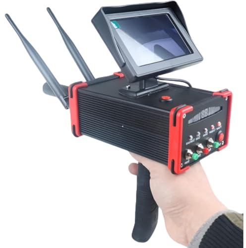 Professional Underground Metal Detector, Professional Gold Detector, with Screen, 16M Deep Long Range, 100M Range, for Gold, Silver, Copper, Precious Stones